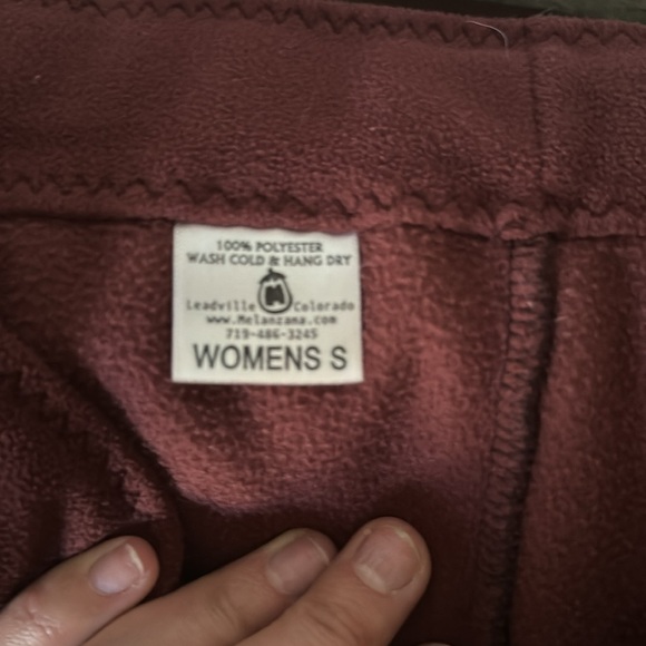 Burnt orange melanzana fluffy pants - Picture 3 of 4